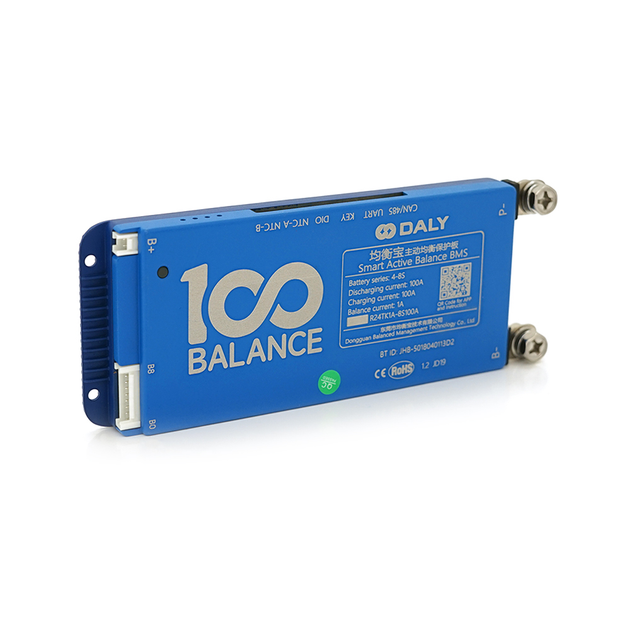 Bms контроллер lifepo4 аккумуляторов с bluetooth и can daly lifepo4 4 8s 100a с bluetooth can активный баллансир 1a - изображение 1