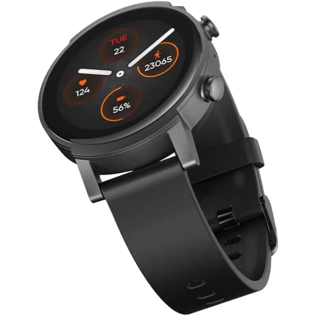 Смарт-годинник Ticwatch E3 44mm / GPS / Bluetooth 5.0 / Водонепроникність IP68 / До 2 днів роботи / Panther Black (WH12068) Б/В b1 - зображення 5