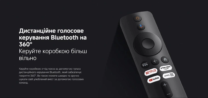 Смарт ТВ Приставка Xiaomi Mi Box S 4K 3rd Gen 2025 Global, NETFLIX, Google TV Міжнародна версія (Smart TV BOX, Смарт ТВ Приставка, ТБ) - зображення 6