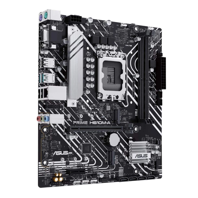 ASUS Материнcька плата PRIME H610M-A-CSM s1700 H610 2xDDR5 M.2 HDMI D-Sub DP mATX - Фото 3 ASUS Материнcька плата PRIME H610M-A-CSM s1700 H610 2xDDR5 M.2 HDMI D-Sub DP mATX - изображение 3