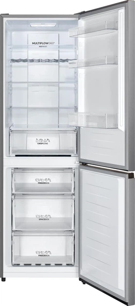 Gorenje Холодильник з нижн. мороз., 185х60х60см, 2 дв., Х- 207л, М- 93л, A+, NoFrost Plus, Fresh zone, дисплей, сірий - Фото 2 Gorenje Холодильник з нижн. мороз., 185х60х60см, 2 дв., Х- 207л, М- 93л, A+, NoFrost Plus, Fresh zone, дисплей, сірий - изображение 2