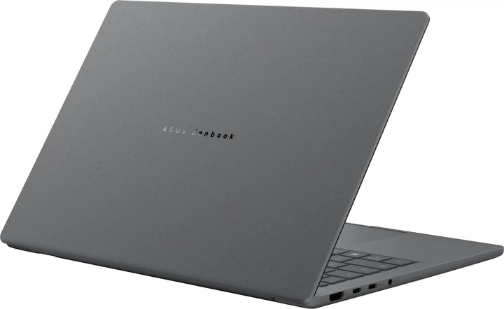 Ноутбук ASUS Zenbook 14 UX3407QA-QD306W 14" WUXGA OLED, Snapdragon X X1 26 100, 32GB, F1TB, UMA, Win11, Сірий - изображение 9