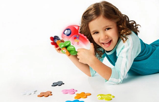 Інтерактивна іграшка Fisher-Price Розумний хамелеон (FCH23) - Фото 11 Інтерактивна іграшка Fisher-Price Розумний хамелеон (FCH23) - зображення 11
