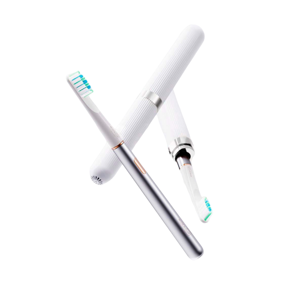 Отбеливающая звуковая зубная щетка Medica+ Lux 10Х Portable Silver - изображение 13