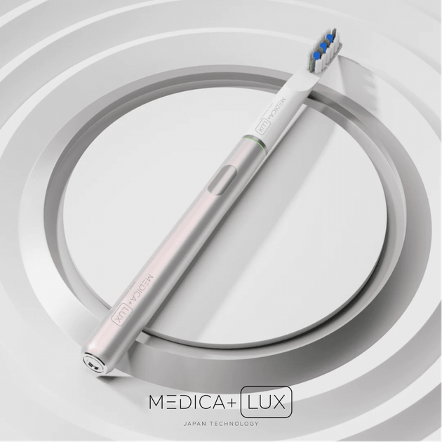Отбеливающая звуковая зубная щетка Medica+ Lux 10Х Portable Rose Gold - изображение 13
