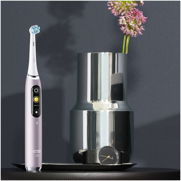 Електрична зубна щітка Oral-B iO 9N Рожева + Brush Head + TC (4210201408390) - зображення 7