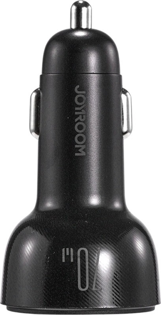 Ładowarka samochodowa JOYROOM JR-CL26 2 x USB-C 1 x USB-A 70 W Black (6956116701819) - obraz 3