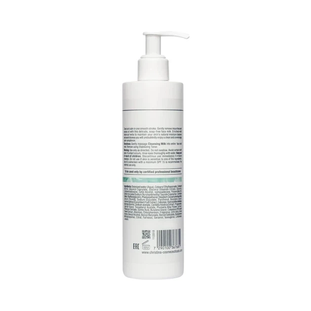 М’яке молочко, що очищає Christina Unstress Gentle Cleansing Milk 300 мл - Фото 3 М’яке молочко, що очищає Christina Unstress Gentle Cleansing Milk 300 мл - зображення 3