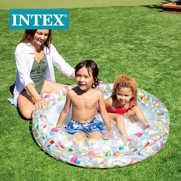 Дитячий надувний басейн Intex 59421 "Морозиво" на 150 л - Фото 3 Дитячий надувний басейн Intex 59421 "Морозиво" на 150 л - изображение 3