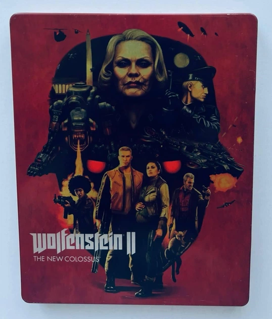 Wolfenstein II The New Colossus Steelbook Edition, англійська версія - диск для PlayStation 4, Б/В - Фото 1 Wolfenstein II The New Colossus Steelbook Edition, англійська версія - диск для PlayStation 4, Б/В - зображення 1