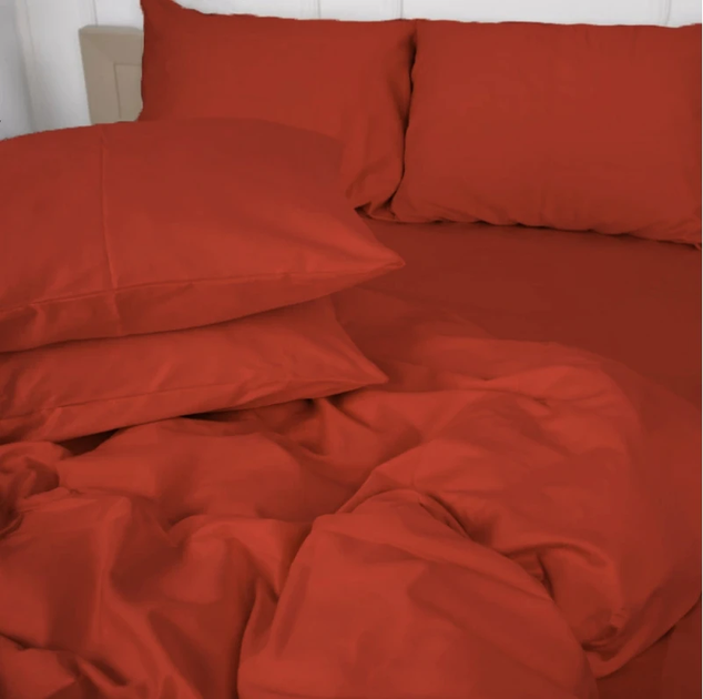 Комплект постельного белья MirSon Детский 110х140 см Satin Premium 0081 Terracotta (2200010929294) - изображение 3