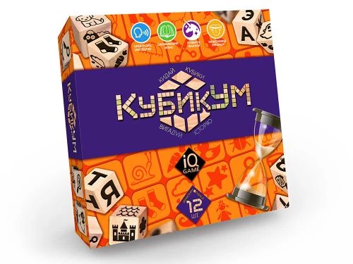 Настільна гра "КубікУм" (укр) - Фото 1 Настільна гра "КубікУм" (укр) - зображення 1