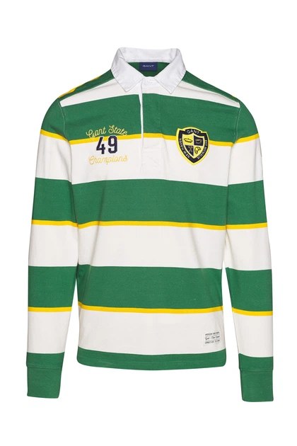 Поло GANT Varsity Heavy Rugger 2025028 Leaf Green M - Фото 5 Поло GANT Varsity Heavy Rugger 2025028 Leaf Green M - изображение 5