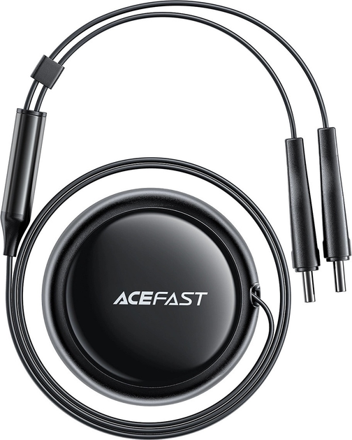 Ładowarka samochodowa Acefast B13 USB-A 53W z wbudowanym kablem 2 x USB-C Black (6974316282921) - obraz 4