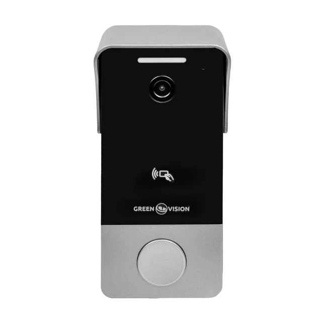 IP відеопанель GreenVision GV-010-M-PV10-150, FullHD 2 Мп, захист IP65, 5 брелоків у комплекті, Grey - Фото 1 IP відеопанель GreenVision GV-010-M-PV10-150, FullHD 2 Мп, захист IP65, 5 брелоків у комплекті, Grey - зображення 1