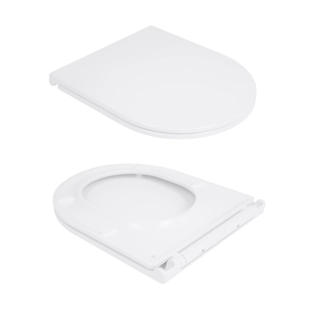 Унитаз подвесной Qtap Taurus безободковый с сиденьем Soft-close QT2433084EUQW - изображение 8