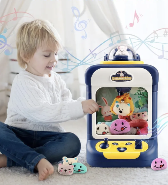 Детский игровой автомат с краном и игрушками Rabbit Голубой - Фото 8 Детский игровой автомат с краном и игрушками Rabbit Голубой - изображение 8