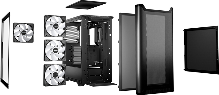 Корпус be quiet! PURE BASE 501 DX Black (BGW76) - изображение 3