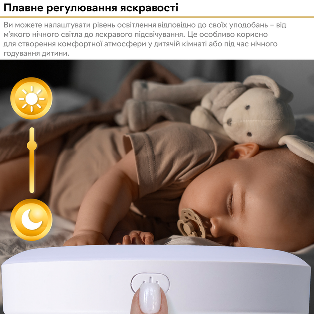 Світильник-нічник бездротовий лампа на магніті з акумулятором та датчиком руху RZTK Night Light Type C 400mAh 0.6W - зображення 7