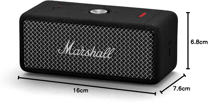 Портативна колонка Marshall Emberton II 2 Black and Steel (1006788) - изображение 8