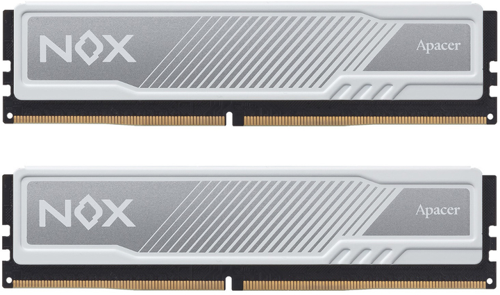 Оперативна памʼять Apacer DDR4-3600 32678MB PC4-28800 (Kit of 2x16384) NOX White (AH4U32G36C25YMWAA-2) - зображення 1