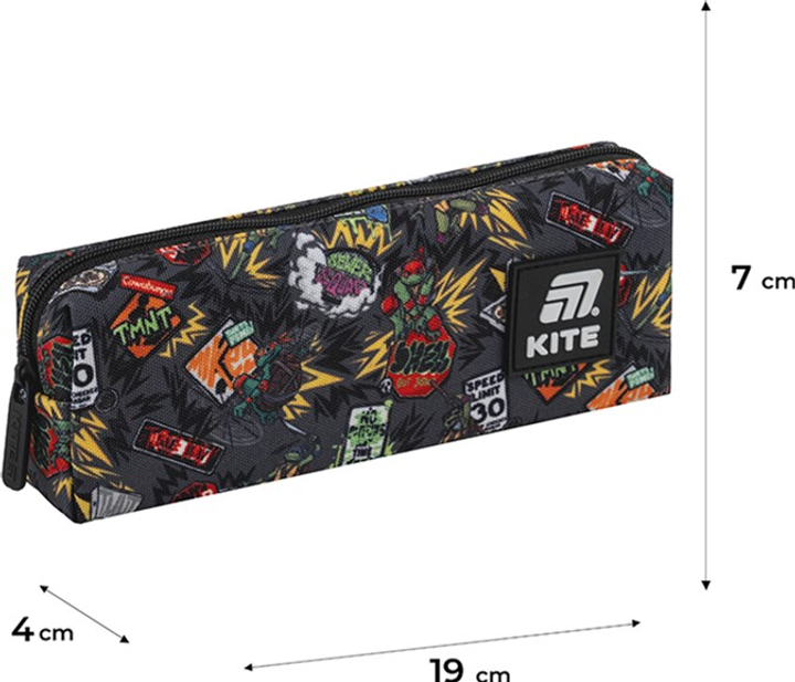Пенал шкільний Kite TMNT Tales of the TMNT 7x19x4 см (NT25-642) - зображення 3