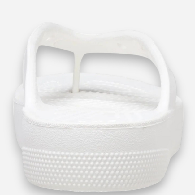 Klapki japonki damskie na platformie Crocs Classic Platform 207714-100 41-42 (W10) 26 cm Białe (191448991323) - obraz 4