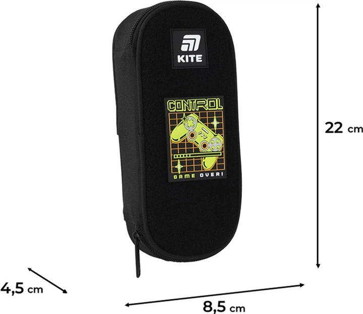 Пенал шкільний Kite Gaming Mode 22x8.5x4.5 см (K25-599-19) - зображення 3