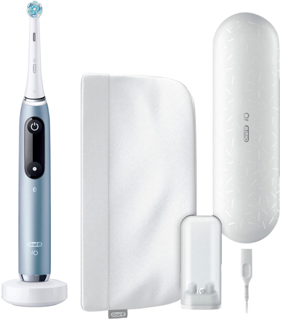 Електрична зубна щітка Oral-B iO 9 Luxe Edition Синя + Brush Head + TC (4210201421900) - зображення 2