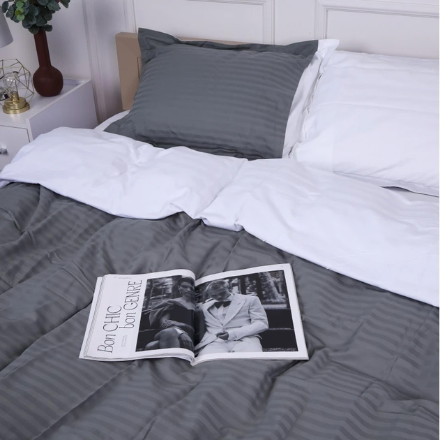 Підковдра MirSon 160х220 Satin Stripe 30-0010 + 30-0001 Widad від Rozetka на платформі USKIDKA Акція на Підковдра MirSon 160х220 Satin Stripe 30-0010 + 30-0001 Widad від Rozetka