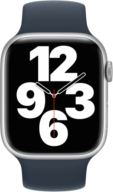 Ремінець Apple Solo Loop для Apple Watch 45mm Size 4 Storm Blue (MPFE3) - зображення 2