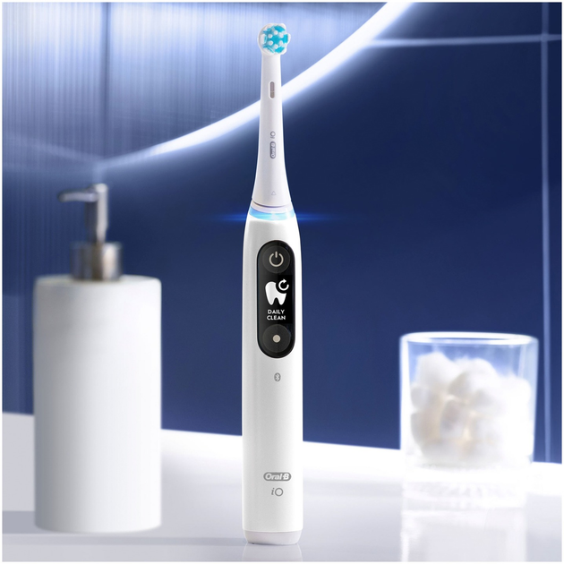 Elektryczna szczoteczka do zębów Oral-B iO 6N Biała + Brush Head + TC (4210201445233) - obraz 6