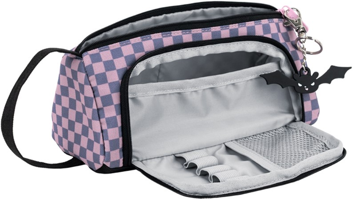 Пенал шкільний Kite Kuromi 12x21.5x7 см Сіро- Фіолетовий (HK25-2700) - зображення 5