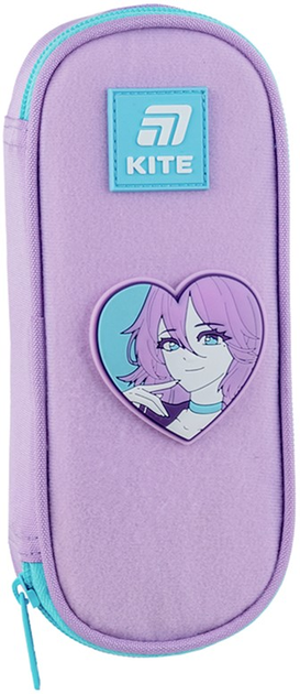 Пенал шкільний Kite Kawaii Love 22x8.5x4.5 см Рожевий (K25-599-20) - зображення 1