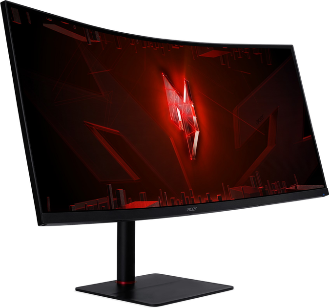 Монитор 34" Acer Nitro XV345CURVbmiphuzfx (UM.CX5EE.V05) VA 100R UWQHD / 180Hz / 1ms / HDR10 / USB-C 65W PD / FreeSync Premium / G-Sync Compatible / Speakers 3W - изображение 2