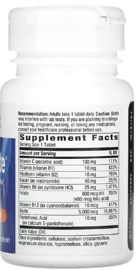 Биотин Nature's Way Biotin Forte 3 mg 60 таблеток - Фото 2 Биотин Nature's Way Biotin Forte 3 mg 60 таблеток - изображение 2