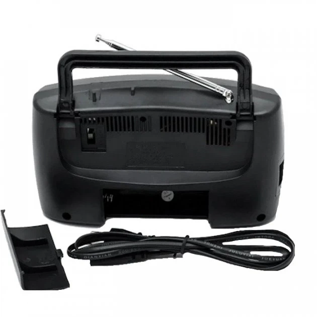 Радиоприёмник Kipo KB-408 AC мощный радио Black FM c usb питание от батарейки R20 или от сети (YU8SH9507) - изображение 3