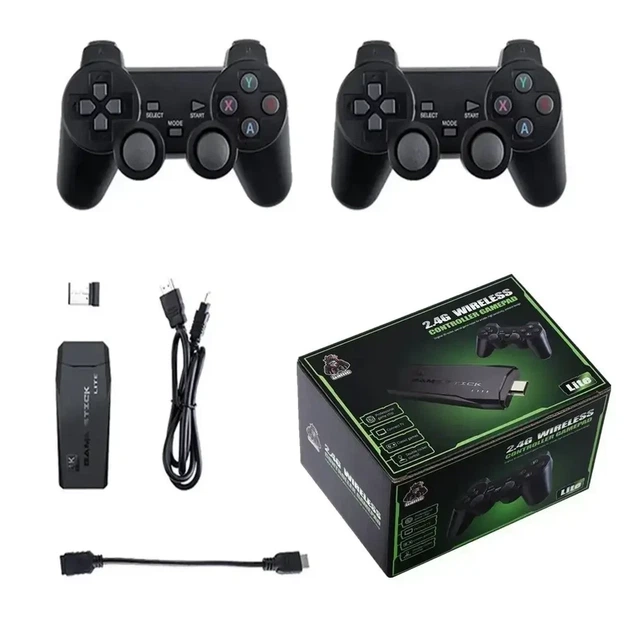 Игровая приставка на 10000 игр Game Stick Lite M8 64Gb 4K универсальная HDMI, беспроводная - изображение 3
