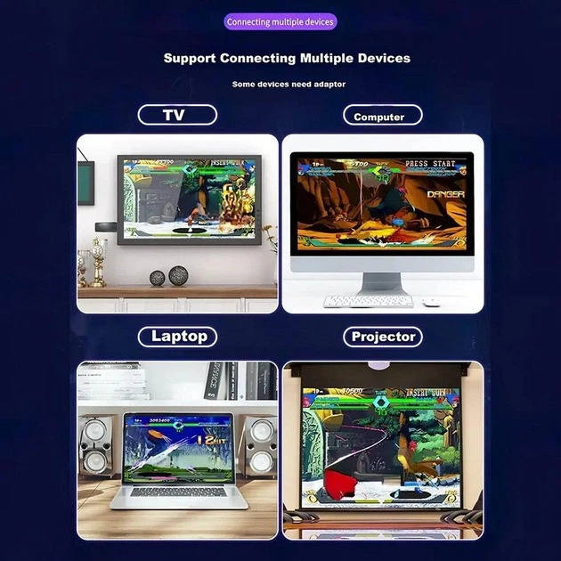 Игровая приставка на 10000 игр Game Stick Lite M8 64Gb 4K универсальная HDMI, беспроводная - изображение 6