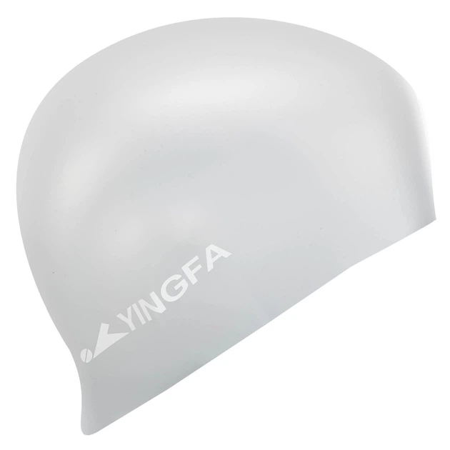Шапочка для плавания силиконовая для взрослых Yingfa Classic 0081-1 Grey - изображение 3