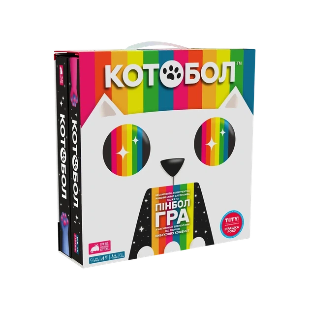 Настільна гра ROZUM Котобол (A Game of Cat & Mouth) (R036UA) - Фото 1 Настільна гра ROZUM Котобол (A Game of Cat & Mouth) (R036UA) - изображение 1