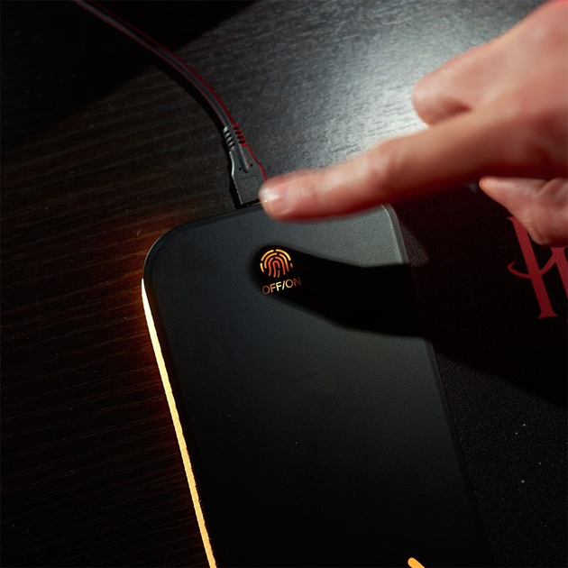грова поверхня Numskull з бездротовим зарядним пристроєм і RGB підсвічуванням Гаррі Поттер 30 x 80 см (23MX46) (5056280461517) - зображення 11