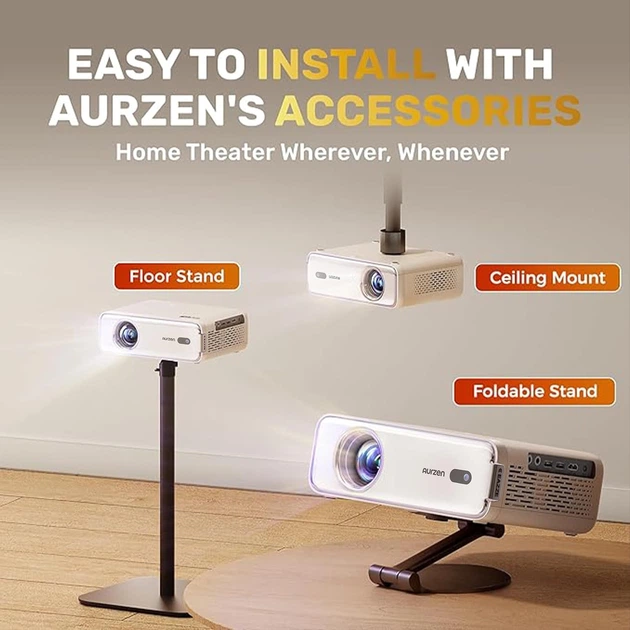 Проектор Aurzen EAZZE D1 Full HD Wi-Fi Bluetooth Smart TV – фото