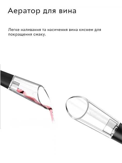 Электрический автоматический штопор Semi Automatic Corkscrew 3 в 1, Black на батарейках - изображение 5