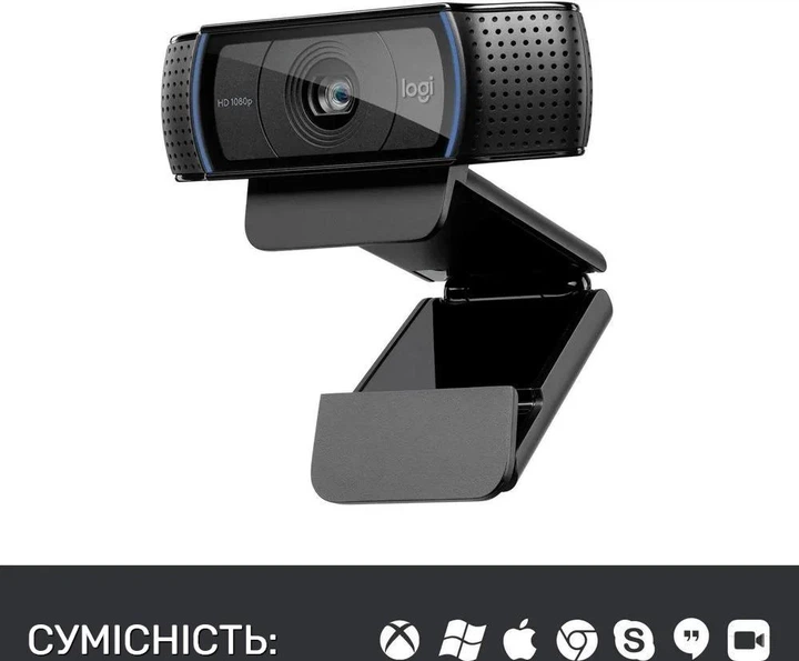 Веб-камера Logitech Webcam HD Pro C920 1080р - изображение 3