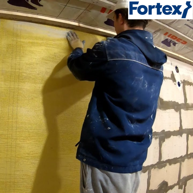Склосітка фасадна штукатурна Fortex Armonet 1,1 х 50 м, 55 м2, 160 г/м2, жовта - зображення 7