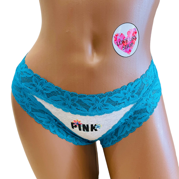 Трусики PINK Victoria’s Secret Cotton Thong XS Разноцветные - Фото 1 Трусики PINK Victoria’s Secret Cotton Thong XS Разноцветные - изображение 1