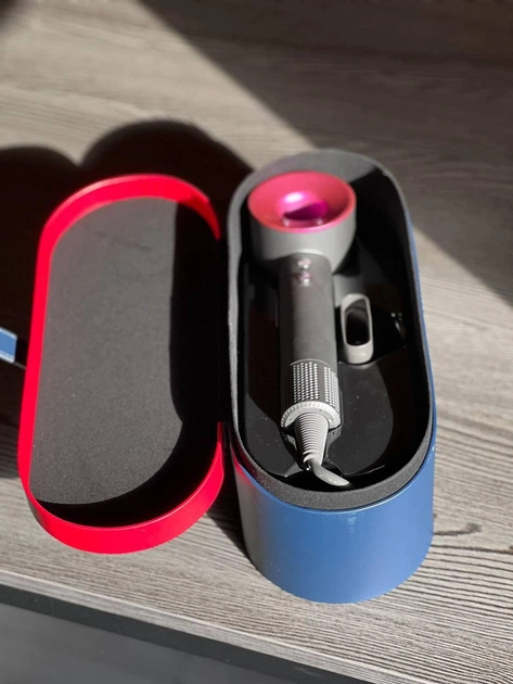 Професійний універсальний фен стайлер hair dryer fan, Електрофен з насадками та чохлом у кейсі для укладання та сушіння волосся - зображення 4