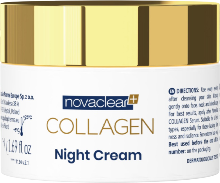 Набір для догляду за обличчям Novaclear Collagen Денний крем 50 мл + Нічний крем 50 мл (5900779387744) - зображення 3