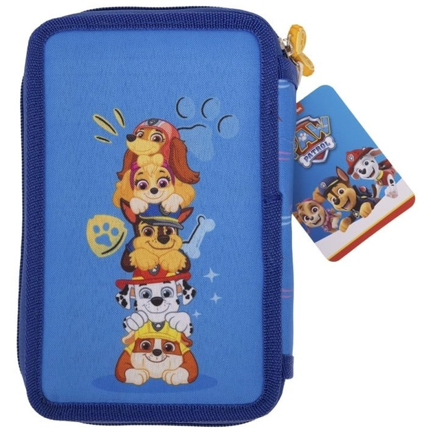 Пенал подвійний Paw Patrol з наповненням (23K79T) (5701359810641) - зображення 4